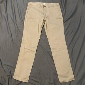 Tan skinny cut Gap for Good twill pants (EUC)